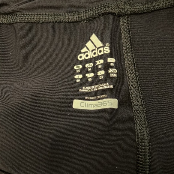 Women's Adidas Wide Leg Crop Pant, Size M - Picture 2 of 2
